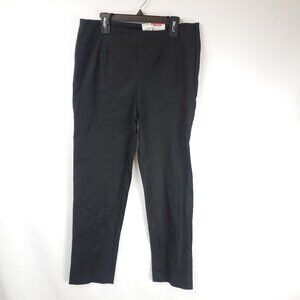 Time & Tru Womens Black Skinny Four Ways Stretch Side Zip Pants Sz 6 NWT